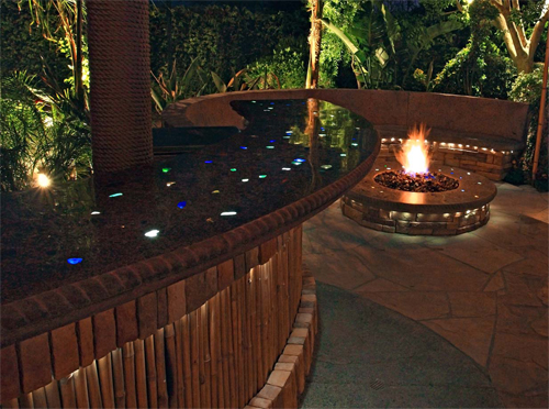 Let It Shine Installing Fiber Optic Light Effects Concrete Decor