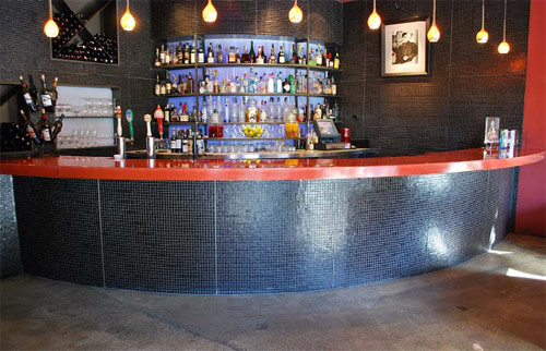 Walk into Dewz Restaurant in Modesto, Calif., and your eyes will immediately land on the lush, glossy, reflective red hue found on the bar and tabletops