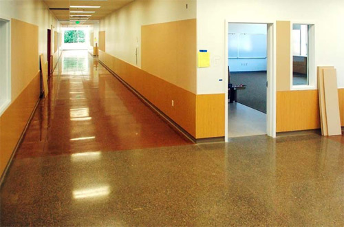 Sustainable Flooring Solutions worked with Hillsboro, Ore., general contractor Robinson Construction Co. to create a concrete placement method