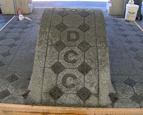 "With pervious concrete, we're worried about moisture loss right away at the surface," he says. "The Bean controls moisture loss by holding some in and letting some out." On nonpervious concrete, The Bean provides some moisture control, but its primary advantage is protection, Miller says. It penetrates regular concrete as it cures.